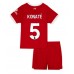 Liverpool Ibrahima Konate #5 Barnkläder Hemma matchtröja till baby 2023-24 Kortärmad (+ Korta byxor) Billigt